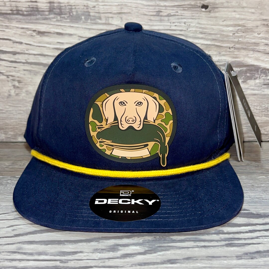 Wetland Wingman 3D Snapback Duck Hunting Rope Hat Navy/ Gold Etsy
