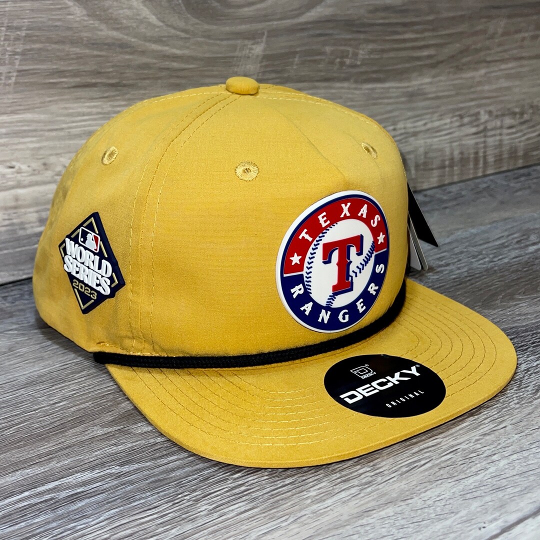 Texas Rangers 2023 World Series Snapback Rope Hat Biscuit/ Etsy