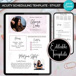 Hair Stylist Acuity Scheduling Template