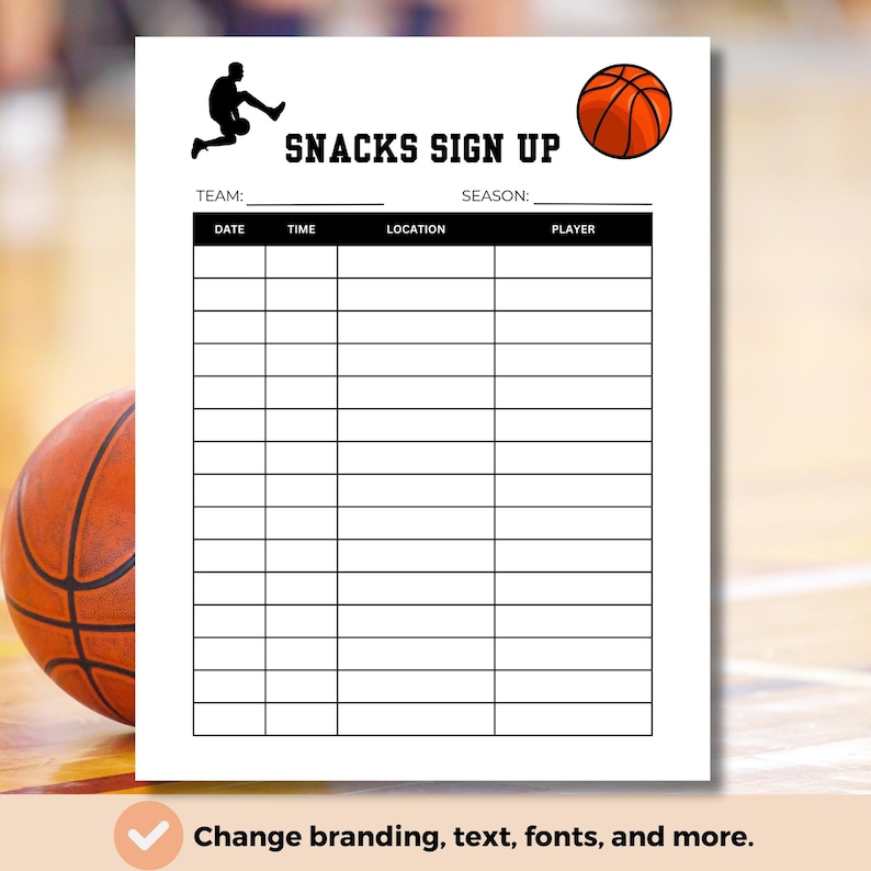 Gameday Snacks Sign up Sheet Snack - Il 794xN.5152617022 7ffh 