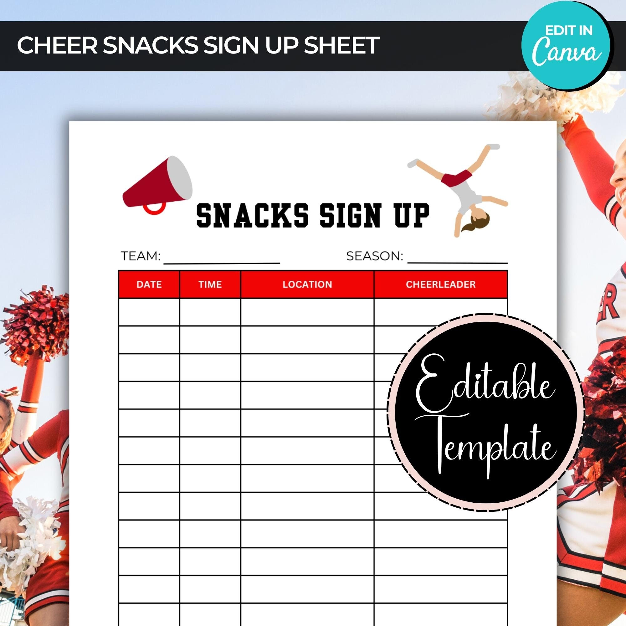 cheer-snacks-sign-up-sheet-snack-sign-up-sheet-for-cheerleading-team-gameday-snacks-sign-up-sports-team-snack-schedule-editable-template-etsy for Free Printable Snack Sign Up Sheet Cheer Snacks Sign up Sheet, Snack Sign up Sheet for Cheerleading Team, Gameday Snacks Sign Up, Sports Team Snack Schedule Editable Template - Etsy for Free Printable Snack Sign Up Sheet