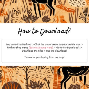 SEAMLESS Digital Paper - Stylized African Animals - 20 Designs ...