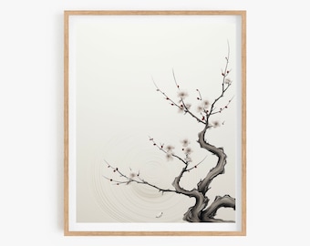 Minhwa Korean Folk Art Print: Traditional Painting Poster
