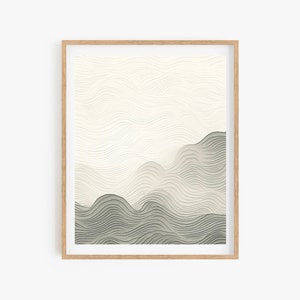 Korean Minhwa Pattern Poster | Asian Wall Art Decor | Traditional Korean Painting Print | Minhwa Inspired Korean Art