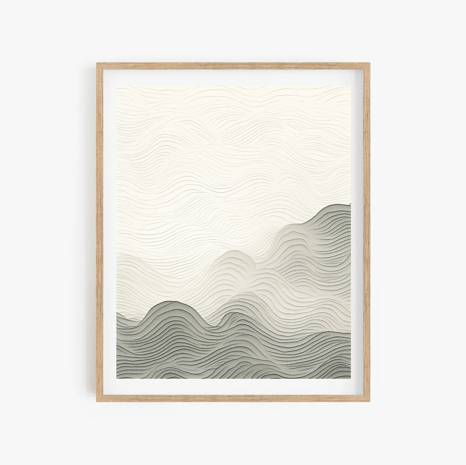 Korean Minhwa Pattern Poster | Asian Wall Art Decor | Traditional Korean Painting Print | Minhwa Inspired Korean Art