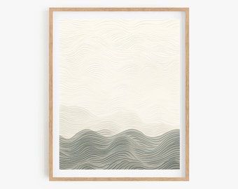 Korean Art Wall, Pattern Art, Pattern Poster, Wall Decor Asian Style, Korean Painting Minhwa Inspired, Decor Poster