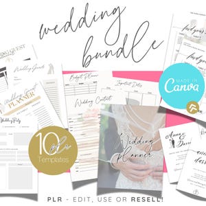 Pacote de casamento 10 PLR que você pode revender com lucros de 100%!! Inclui planejador de casamento PLR de 21 páginas!