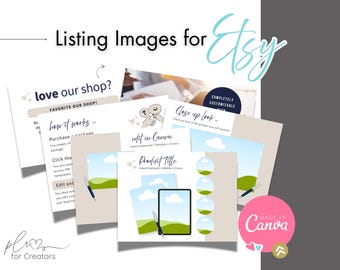 Listing Image Templates for you to use on your own shop listings