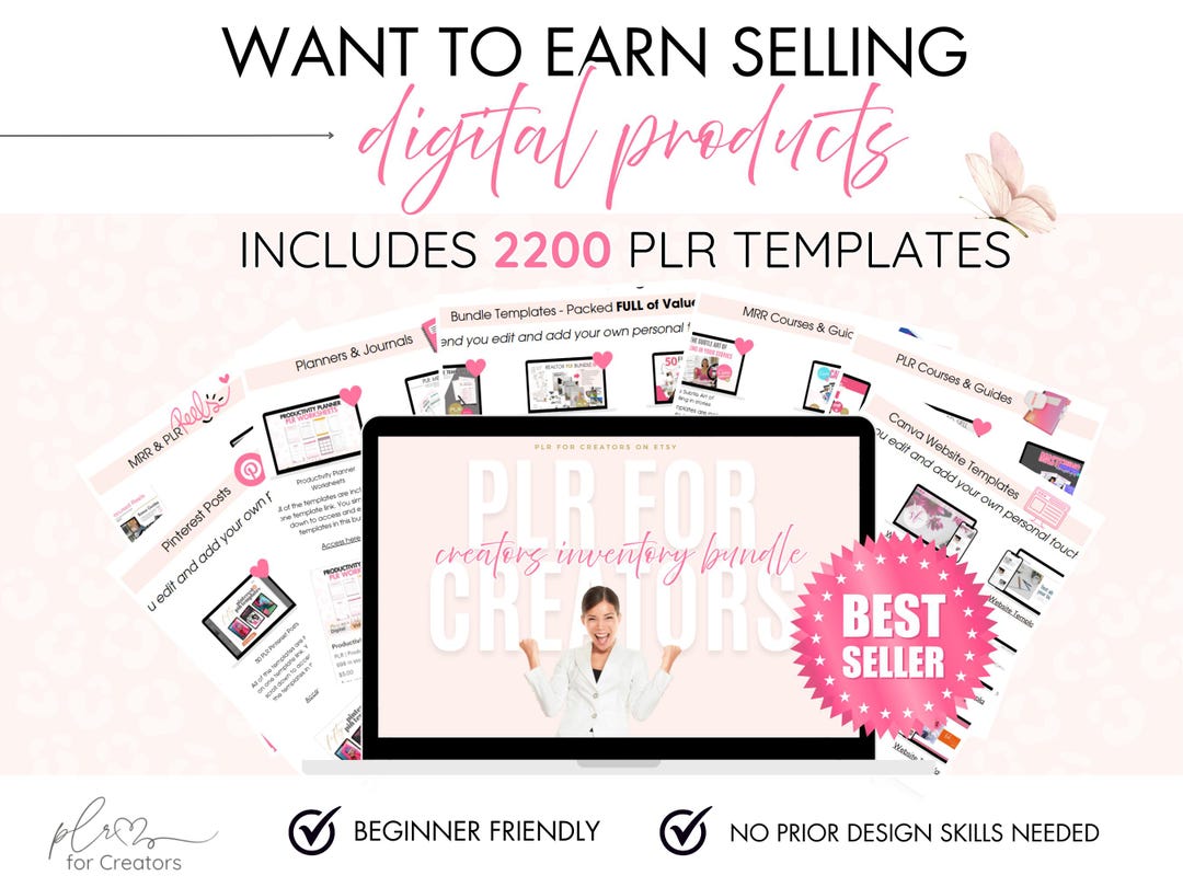2200 PLR Canva Templates Bundle | Done for You Digital Products ...