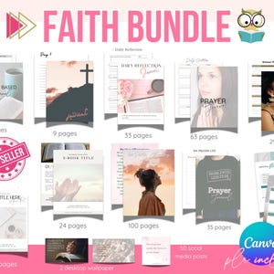 Faith Based PLR Bundle | Now includes Planners and more! PLR - Resell for 100% profits!!