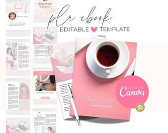 PLR Ebook Canva Template: Editable Guide with Resell Rights (PDF)