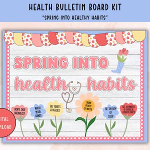 Spring Bulletin Board for Nurses - Etsy