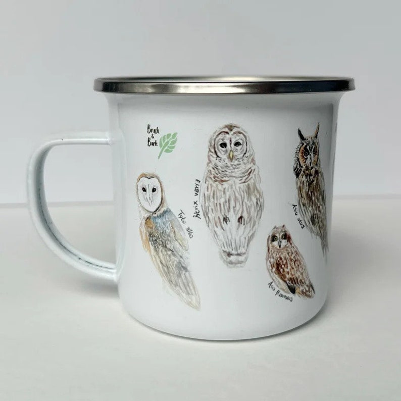 BrushandBarkLLC Owls Camp Mug - Thumbnail 2