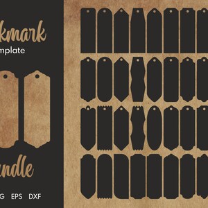 Paquete de marcadores, paquete de plantillas de marcadores svg, etiquetas de etiquetas de marcadores, SVG de marcadores, corte láser de marcadores, archivos cortados con láser, marcadores imprimibles,