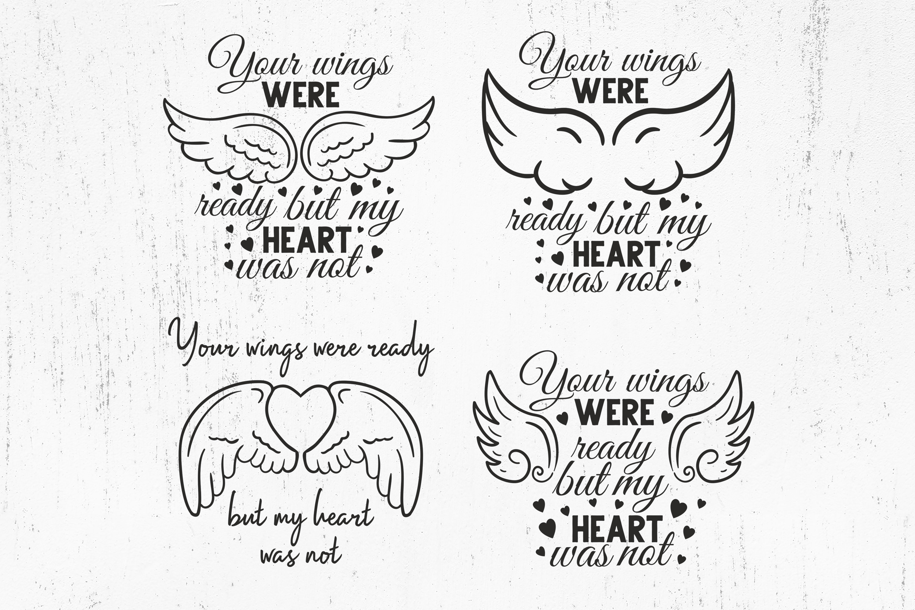 Tattoos That Say Your Wings Were Ready