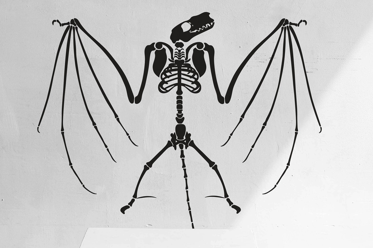 Bat Skeleton With Wings SVG, Bat Skeleton Png, Skeleton Cut File, Bat