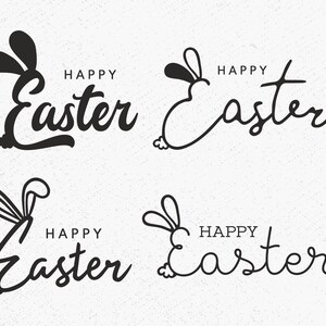 Happy Easter SVG, Easter Bunny svg, Bunny svg, Easter SVG, Easter Shirt SVG, Easter Gift For Her Svg, Easter Gift