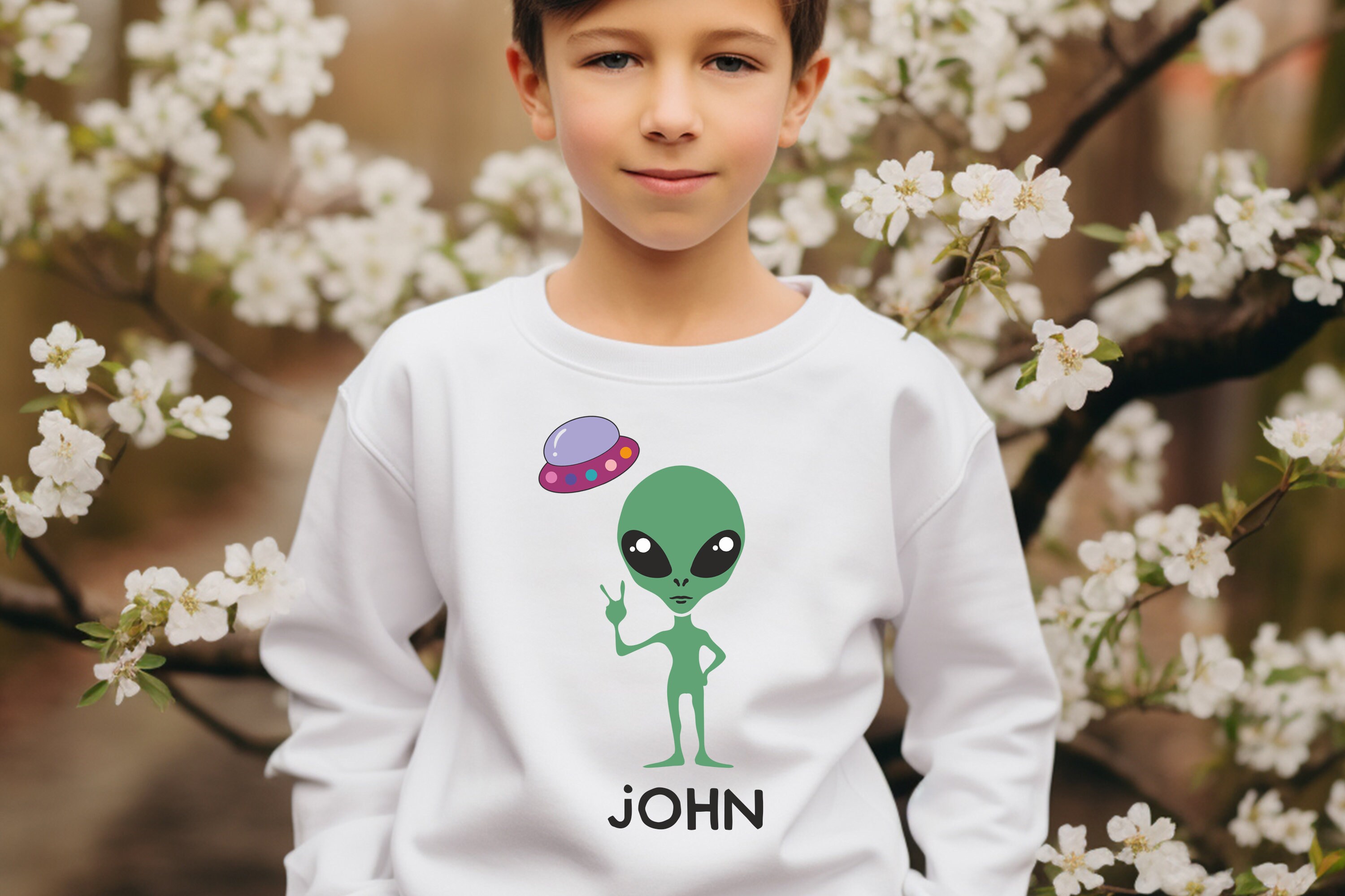 Cute Alien SVG, Funny Alien Cricut File, UFO Svg, Retro Alien Design ...
