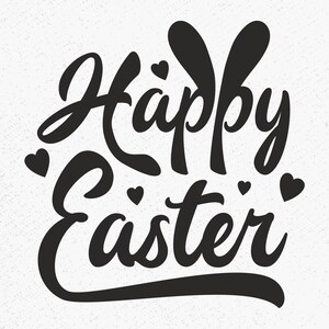 Happy Easter SVG, Easter Bunny svg, Bunny svg, Easter SVG, Easter Shirt SVG, Easter Gift For Her Svg, Easter Gift
