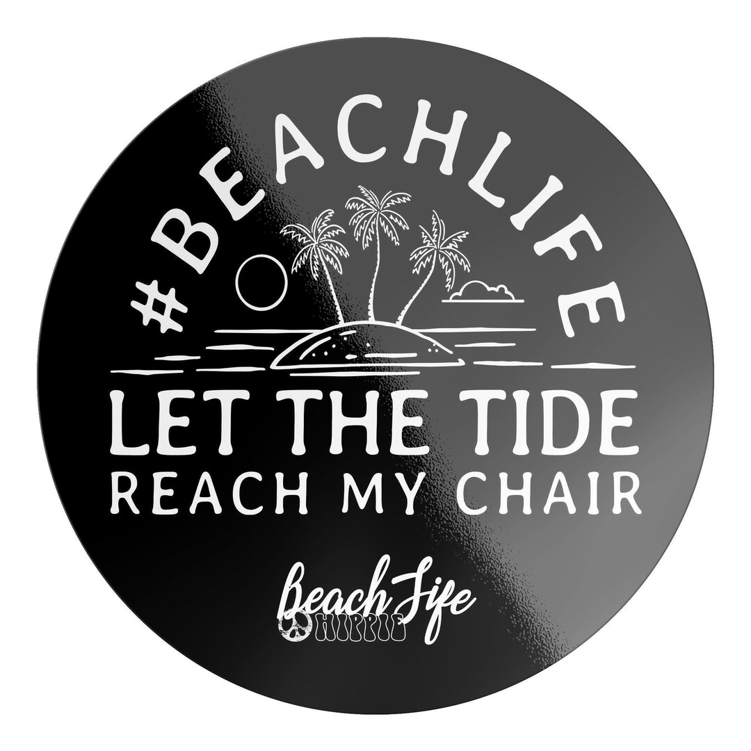 Beach Life Vinyl Auto Car Decal Sticker - Etsy