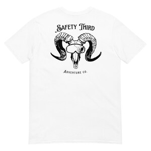 Safety Third Mountain Goat T-Shirt | Ski Shirt | Father&#39;s Day Gift | Sport Shirt | Gift for Him