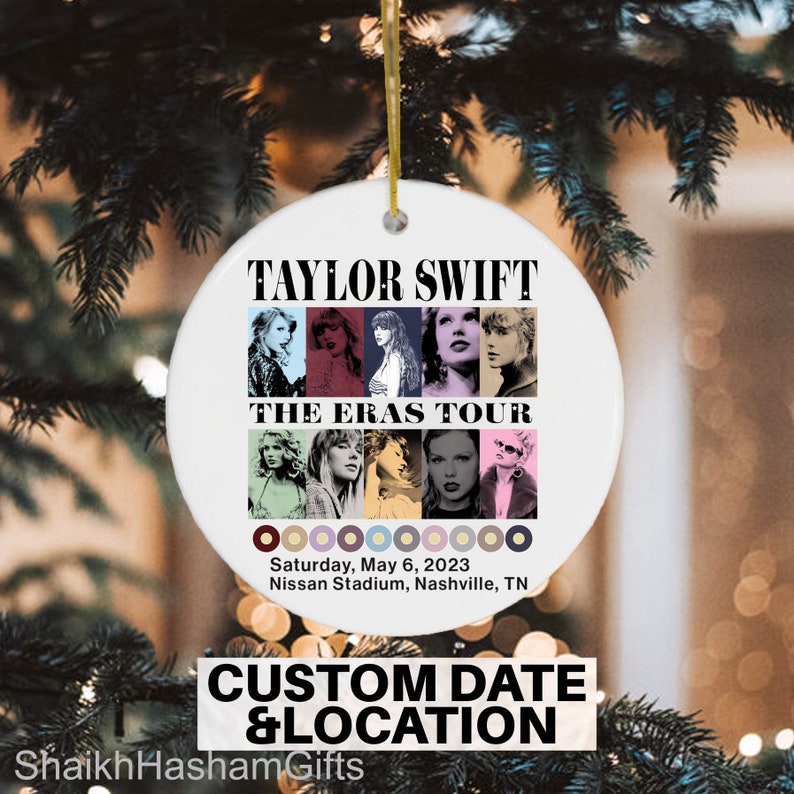 Personalized Taylor Swift the Eras Tour Ornament Custom Etsy
