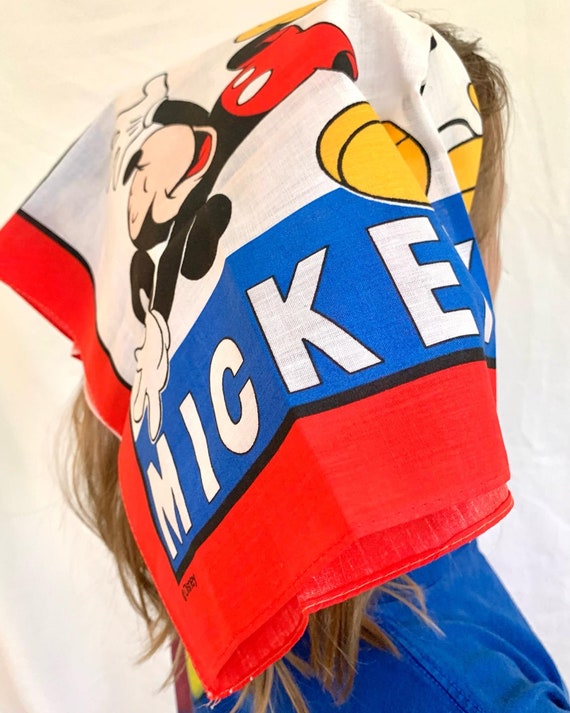 Vintage Mickey and Friends Bandana