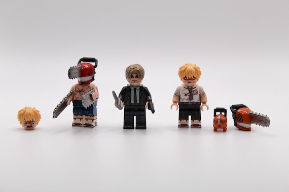 Lego Chainsaw Man Anime Custom Minifigure