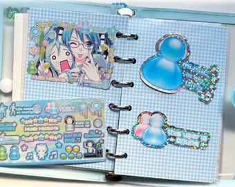 Frutiger Glitter Sticker Sheet & Die cuts