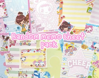 Heisei retro memo sheet packs | Heisei Stationery grab bags