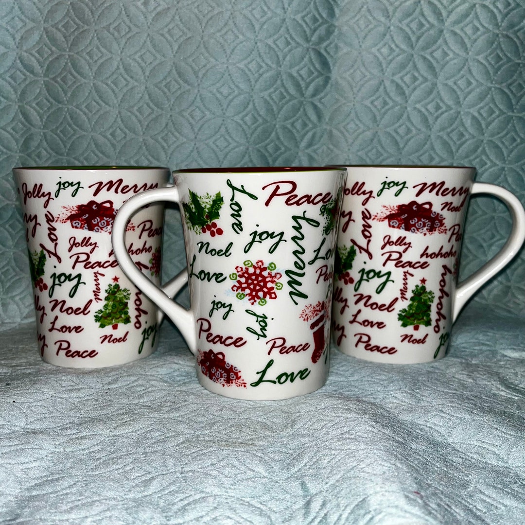 Starbucks Holiday Mugs red is Sold Out. Only Green Available. Etsy