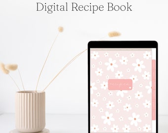 Digital Recipe Book, Digital Recipe Book for Good Notes, Digital Cookbook, Recipe Book, Digital Meal Planner