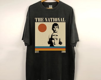 Das National-Shirt, Das National-T-Shirt, Die National-T-Shirts, Das National Merch, Retro Vintage, Unisex-Shirt, Rundhals-Shirt, trendiges T-Shirt
