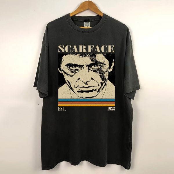 Scarface Shirt, Scarface Movie T-Shirt, Scarface Sweatshirt, Scarface Hoodie, Movie Shirt, Retro Shirt, Unisex T-Shirt, Dad Gifts