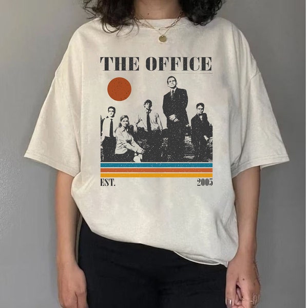 La chemise du bureau, le t-shirt du bureau, les t-shirts du bureau, les produits dérivés du bureau, vintage rétro, chemise unisexe, chemise ras du cou, t-shirt tendance