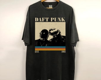 Camisa de música Daft Punk, camiseta Daft Punk, camisetas Daft Punk, sudadera Daft Punk, camisa de música, camisa de álbum, regalos para fanáticos, camisa vintage