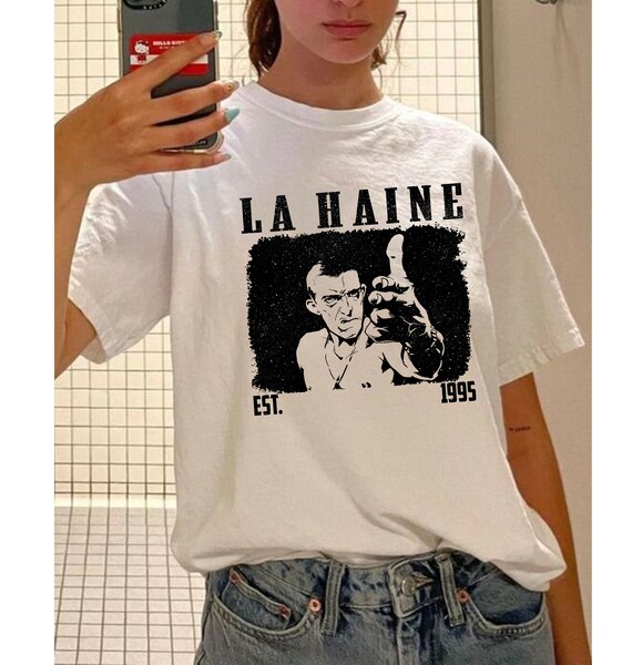 Tee shirt la haine hot sale