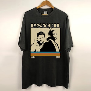 Psych T-Shirt, Psych Shirt, Psych Tees, Psych Merch, Psych Gifts, Vintage T-Shirt, Unisex T-Shirt, Trendy T-Shirt, Couples Shirt