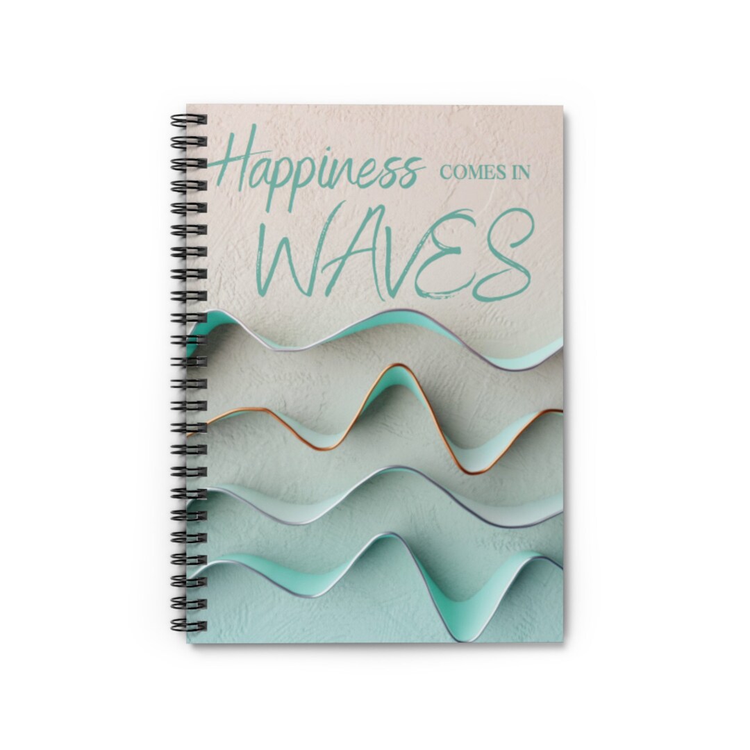 Happiness Spiral Notebook - Beach Journal - Lake Journal - Gift - Etsy