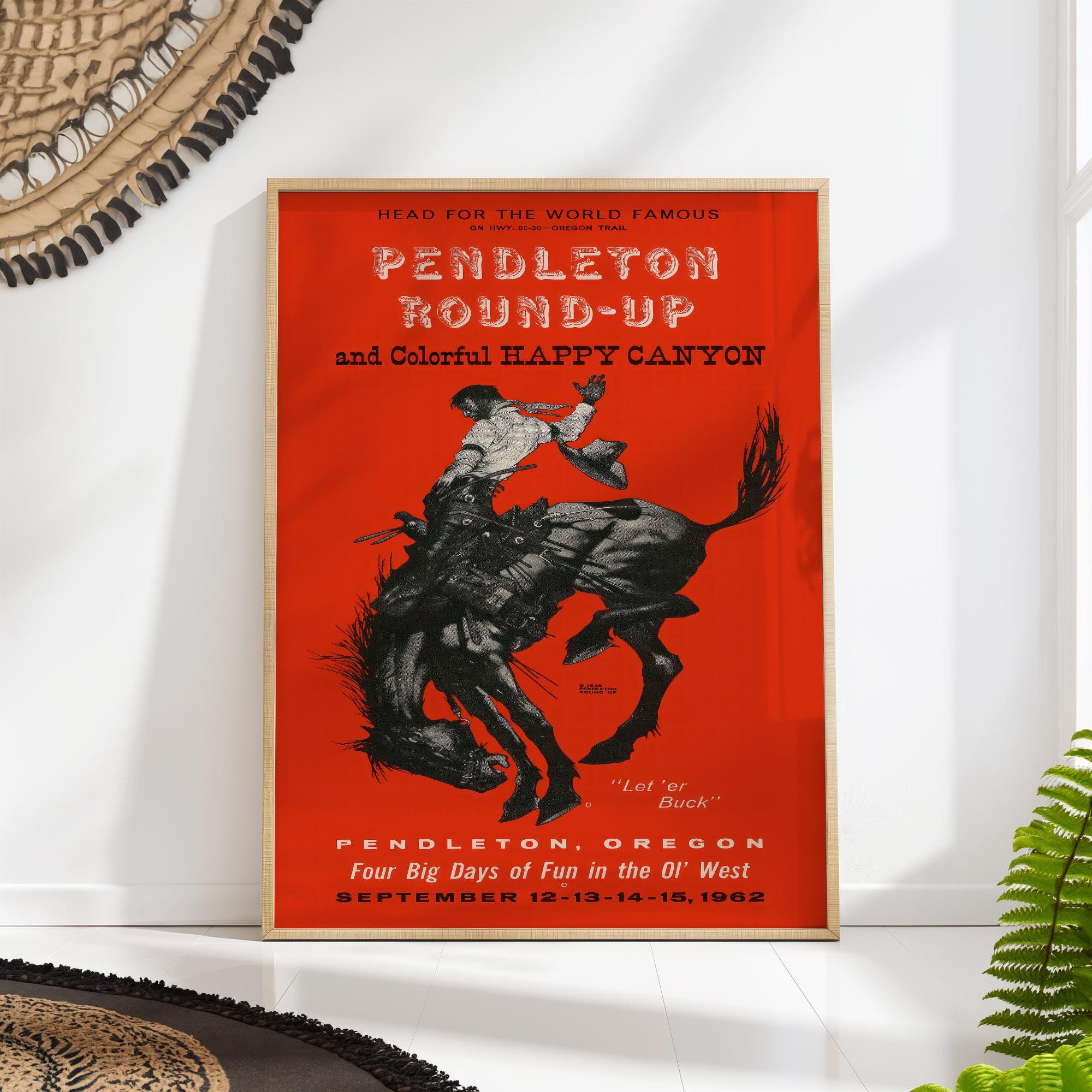 ペンドルトン PENDLETON ROUND-UP ビンテージ看板 Pendleton Roundup - Etsy