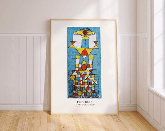 Paul Klee Bauhaus Art Print: Abstract Geometric Wall Decor - Etsy