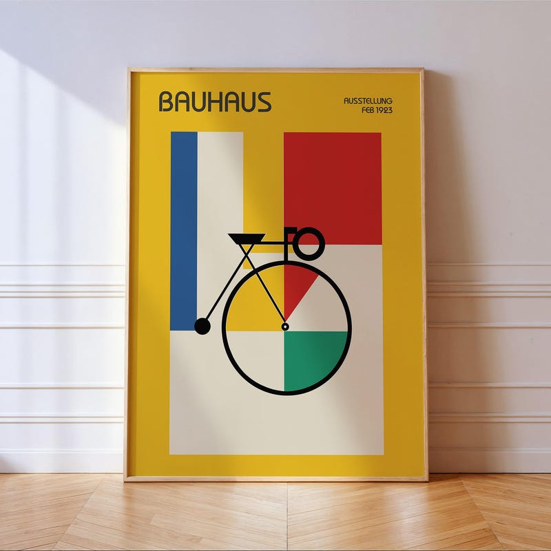 Bahaouse Design Bauhaus Print 20x28 - Etsy