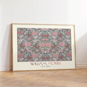 William Morris Print Cray Flower Poster Landscape Botanical Wall Art Original 1884 PRINTED on Luxury Paper