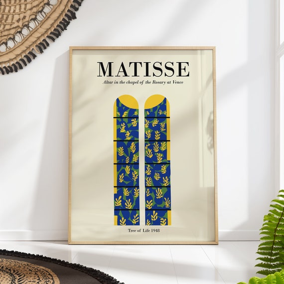 Matisse Tree of Life Poster: Mid Century Modern Exhibition Art - Etsy