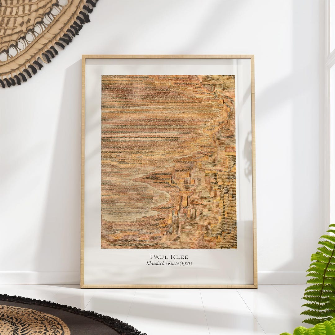 Paul Klee Classical Coast Print: Abstract Landscape Art Poster - Etsy