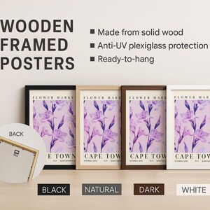 Cape Town Flower Market Poster Floral Print Gladiolus Wall Art PRINTED on Luxury Paper immagine 15