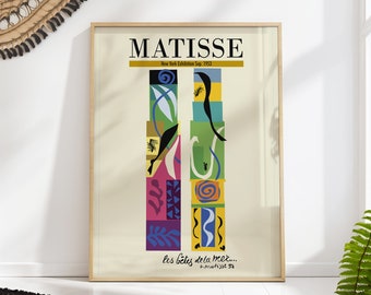 Matisse 'Beasts of the Sea' Print: Mid-Century Modern Wall Art