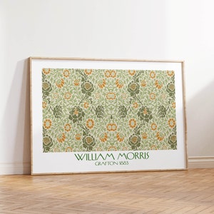 William Morris Print Grafton Flower Poster Landscape Botanical Wall Art Original 1883 PRINTED on Luxury Paper