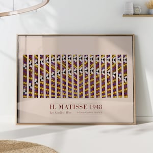 Matisse Poster The Bees 1948 Exhibition PRINTED on premium paper