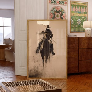 Bucking Bronco Print Rodeo Poster #1 PRINTED on Premium Paper